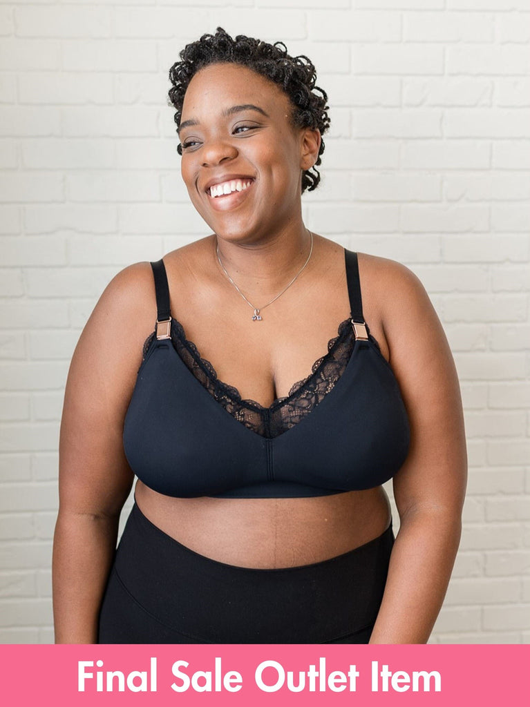 2.0 Ella Bralette - 2nd Quality (FINAL SALE) BRA DAVIN&ADLEY M BLACK 