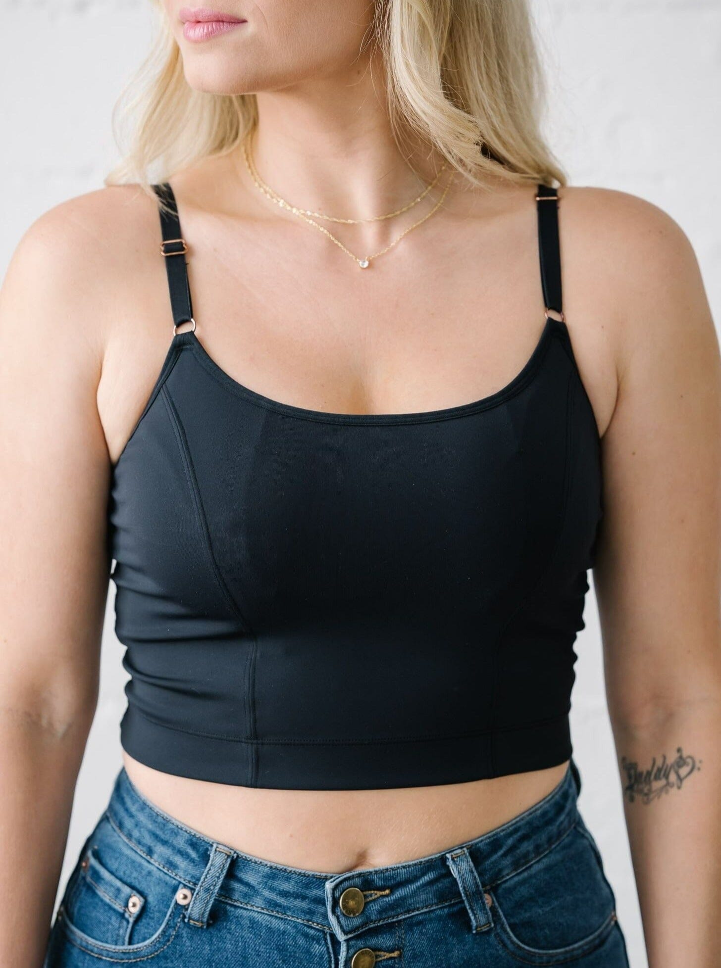 Crop cami bra on sale