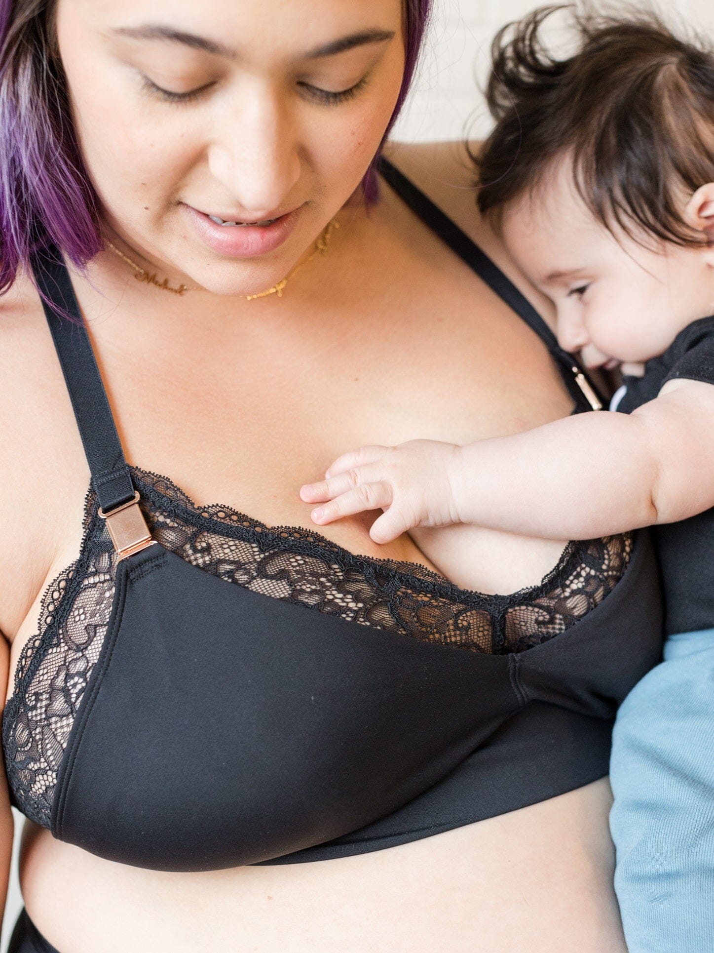 Ochine Breastfeeding Bra Maternity Nursing Bra,Wire Adjustable