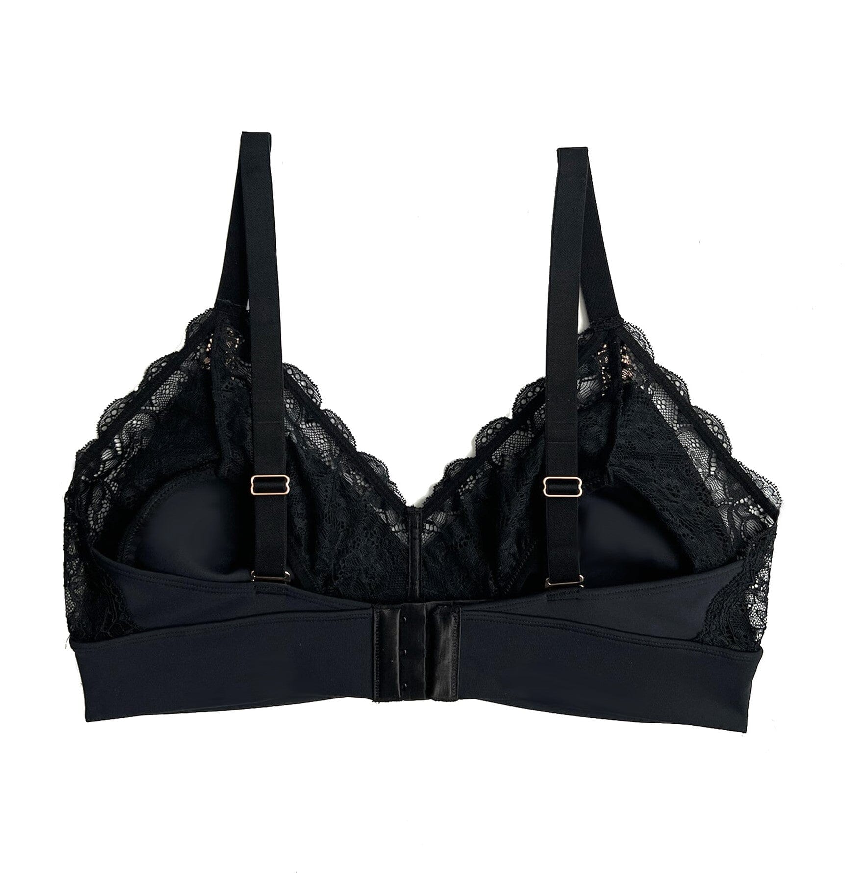 Buy Victoria's Secret PINK Pure Black Lace Wired Push Up Bralette from Next  Luxembourg