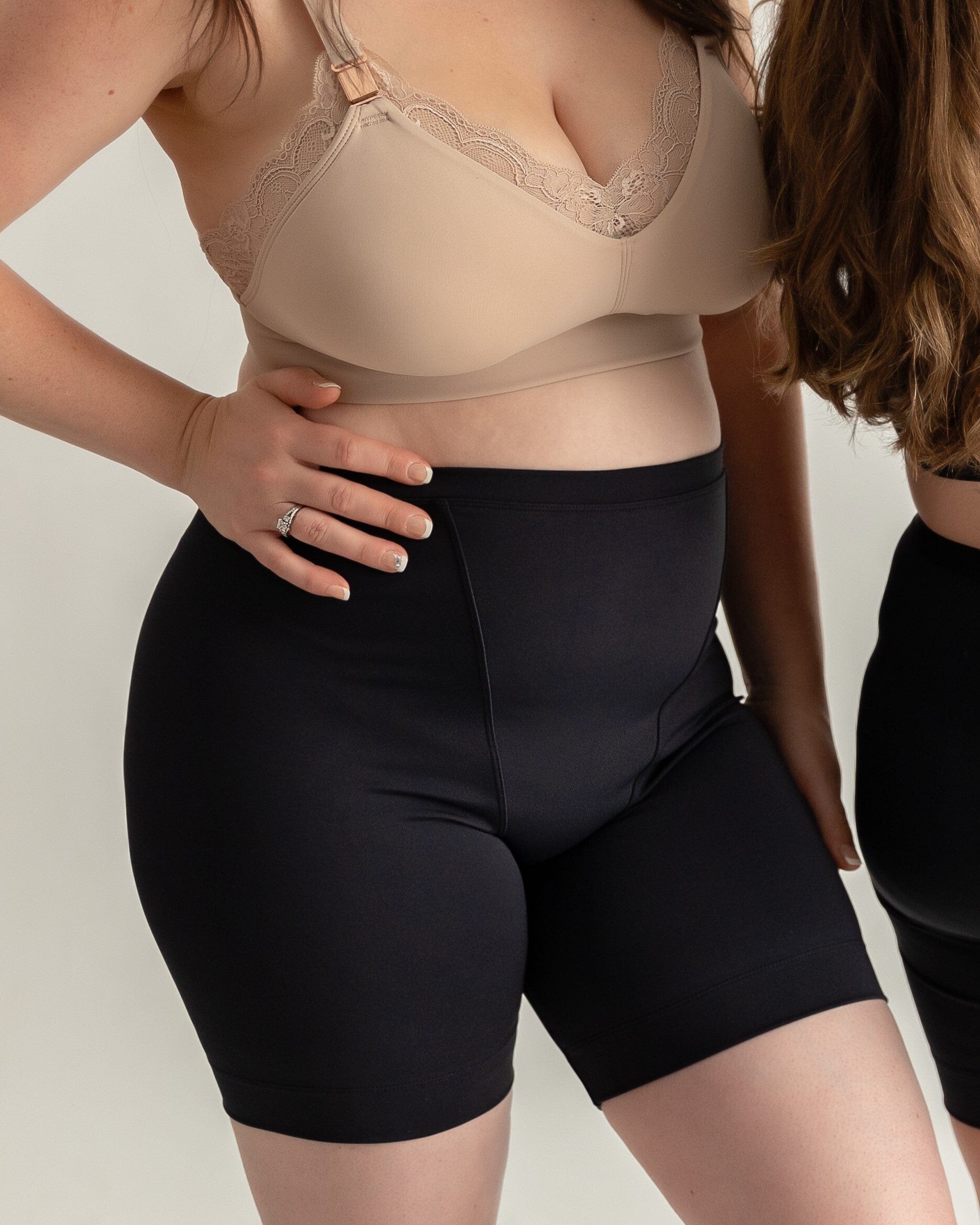 Post Partum Body Shaper with Bra, Brief Length