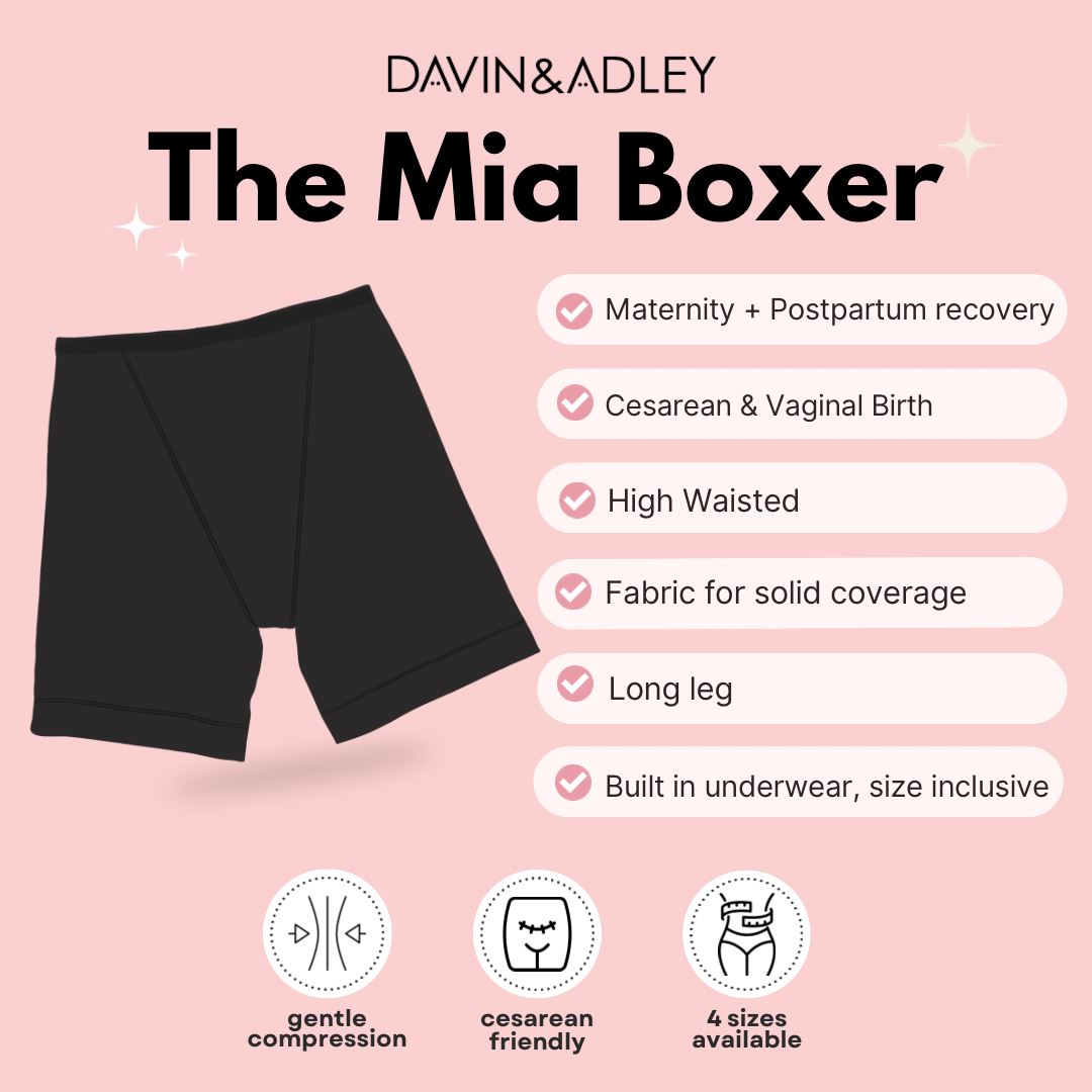 Mia Boxer Short - Maternity & Postpartum Recovery Underwear - (NON-RET